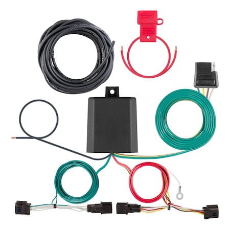 Curt Custom Wiring Harness, 4-Way Flat Output, Select Hyundai Palisade 56491